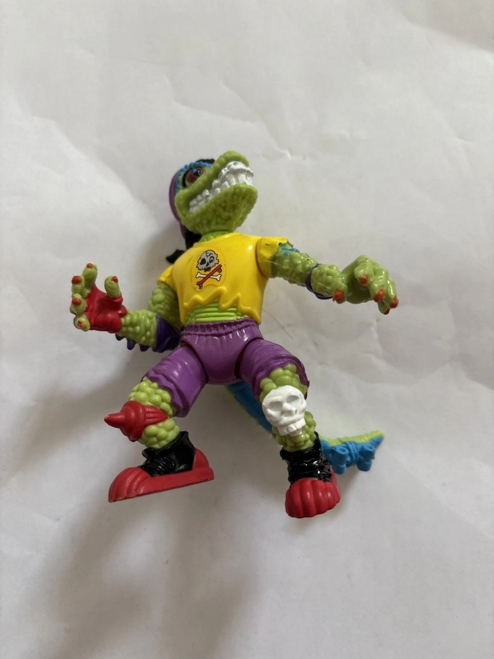 Mondo Gecko Action figure Vintage Teenage Mutant Ninja Turtles 1990 TMNT